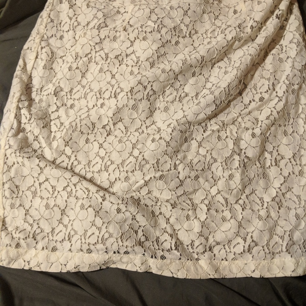 NWT Apt 9 lined lace skirt